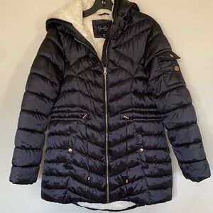Jessica Simpson Quilted Black Puffer Coat